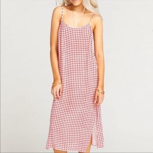 Show Me Your Mumu Shiloh Red Gingham Dress
